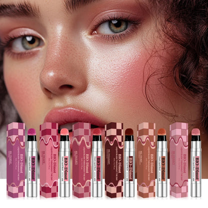 6-Color Matte Liquid Blush Stick – Lip & Cheek