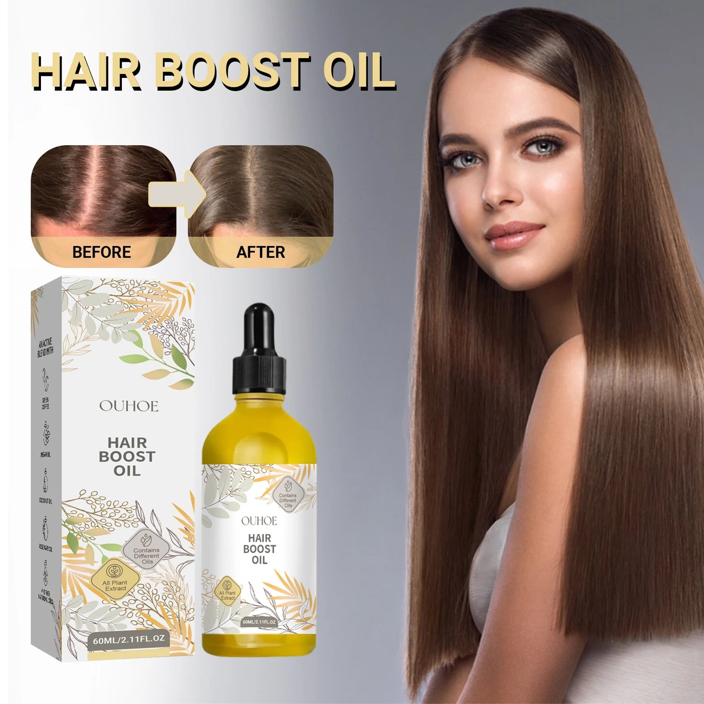 OUHOE Hair Boost Oil – 60ml