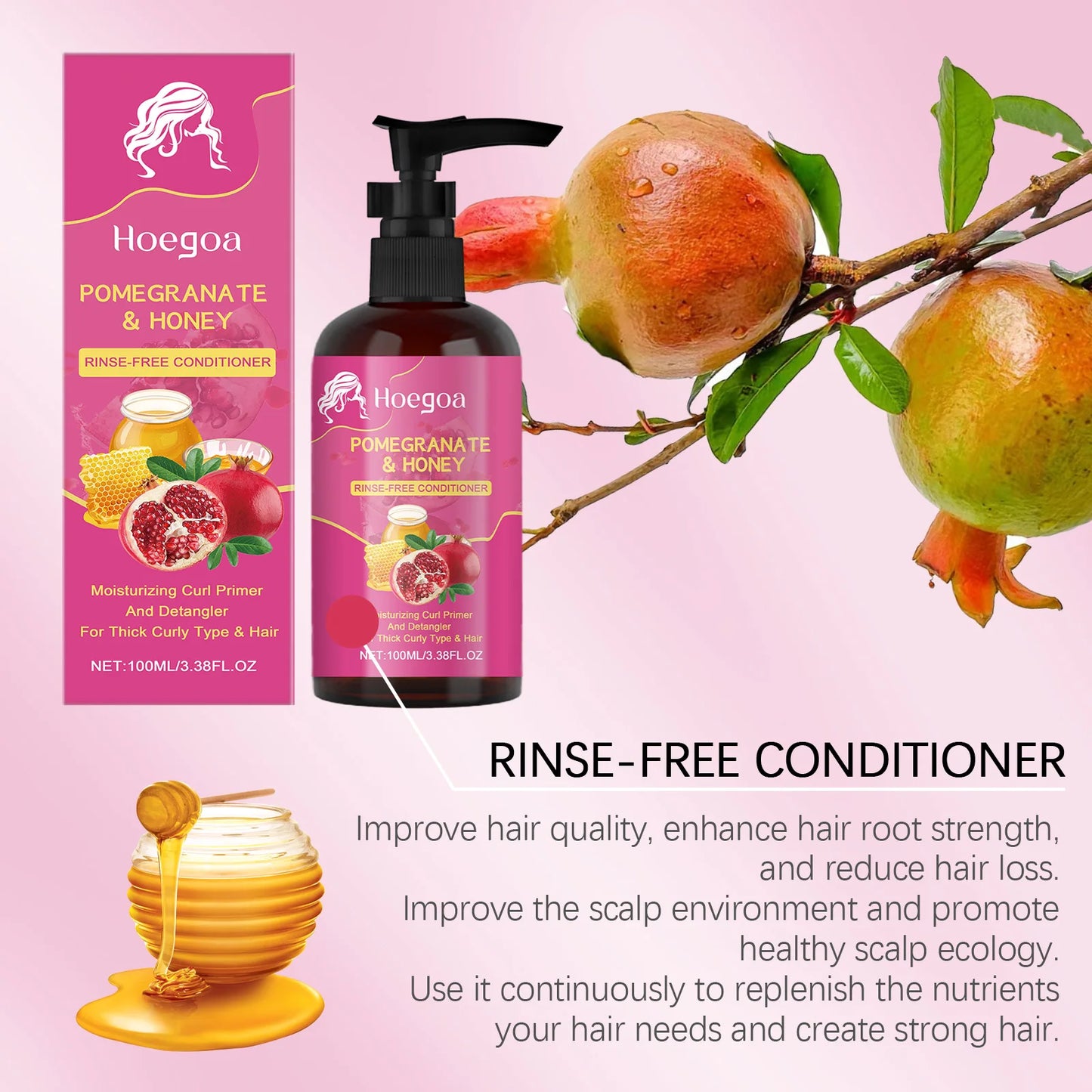 Pomegranate & Honey Hair Treatment