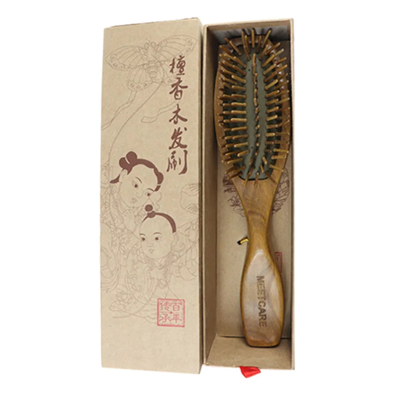 Wooden Massage Hair Brush