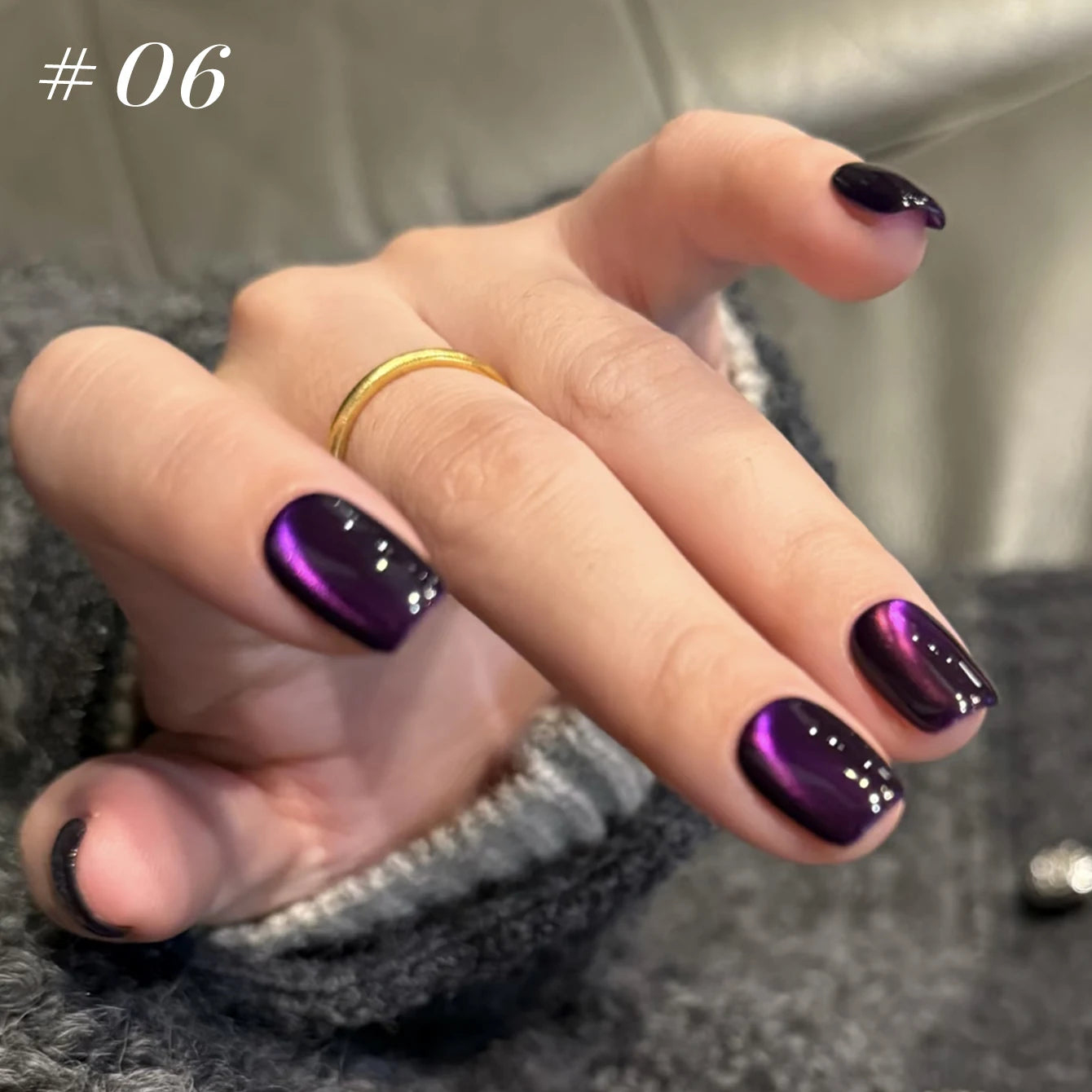 MIANEL 12ml Green Cat Eye Magnetic Gel Polish