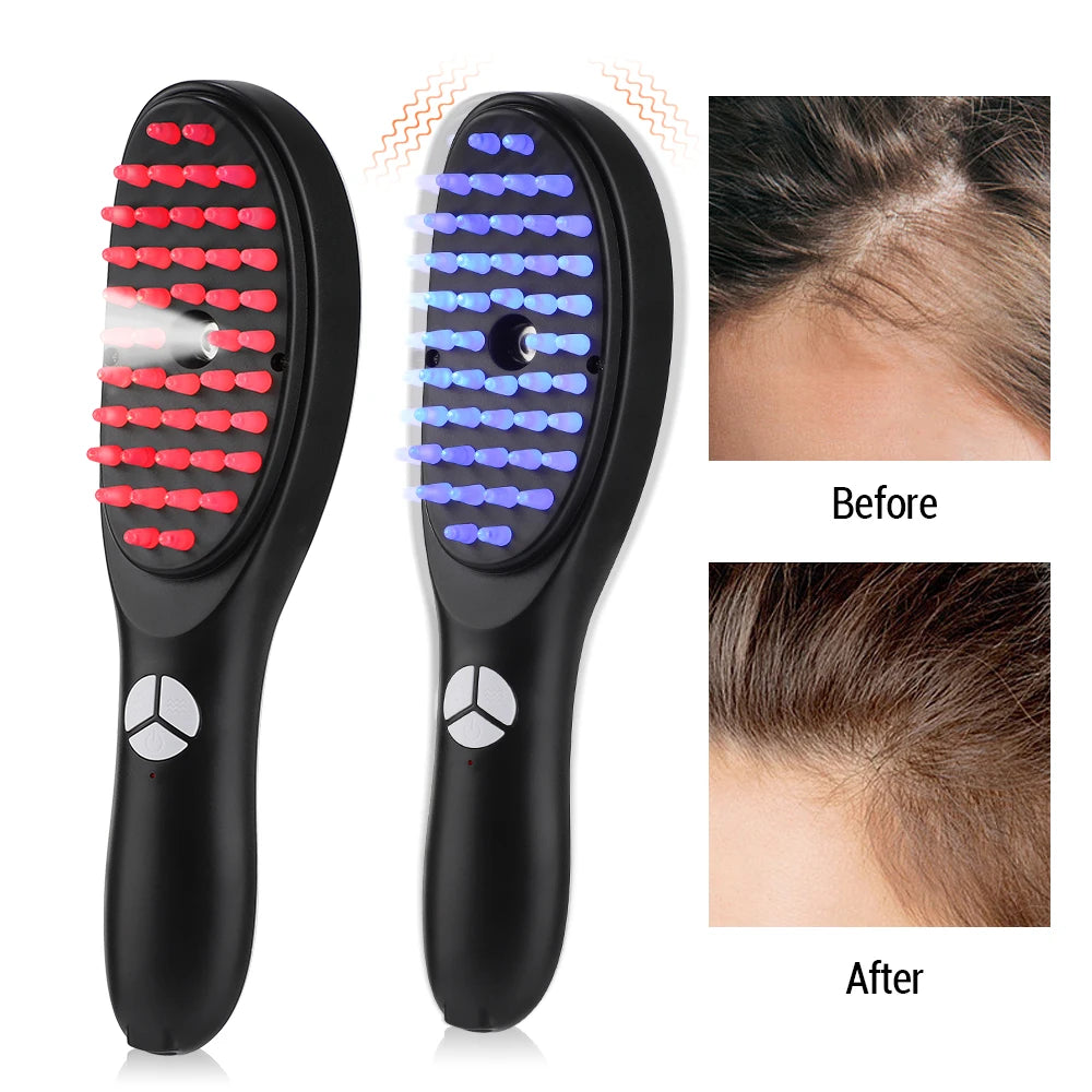 Electric Spray Massage Comb with LED Scalp Massager