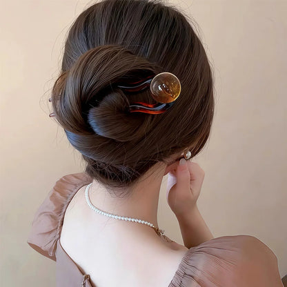 Elegant Pearl U-Shaped Hair Stick