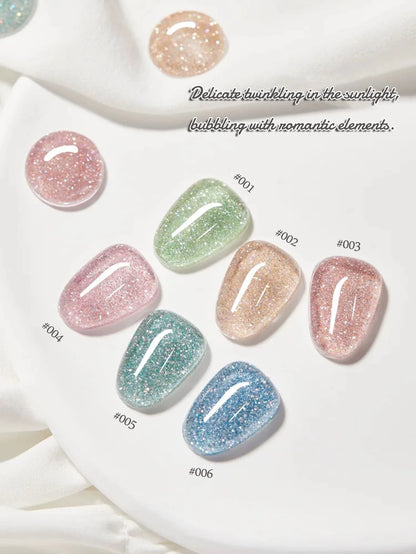 WS Black Glass Cat Eye Magnetic Gel Polish