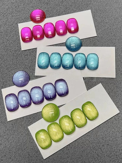 WS Black Glass Cat Eye Magnetic Gel Polish