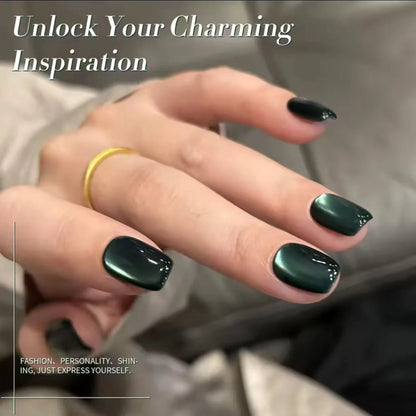 MIANEL 12ml Green Cat Eye Magnetic Gel Polish