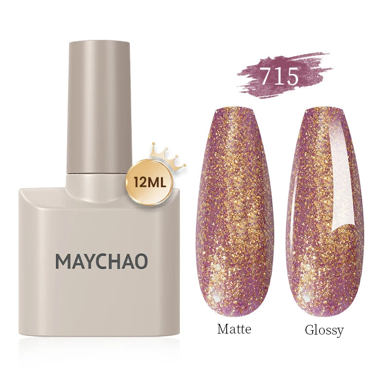 MAYCHAO 12ML UV LED Semi-Permanent Gel Polish