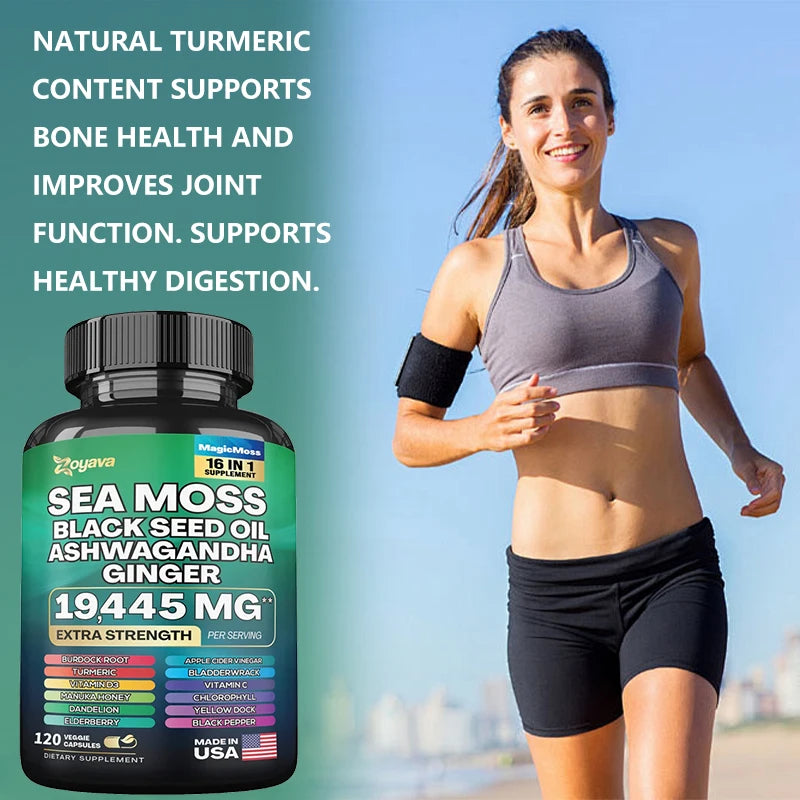 Sea Moss & Black Seed Capsules