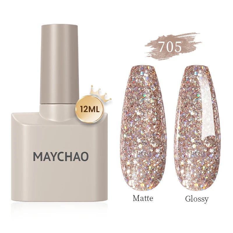 MAYCHAO 12ML UV LED Semi-Permanent Gel Polish