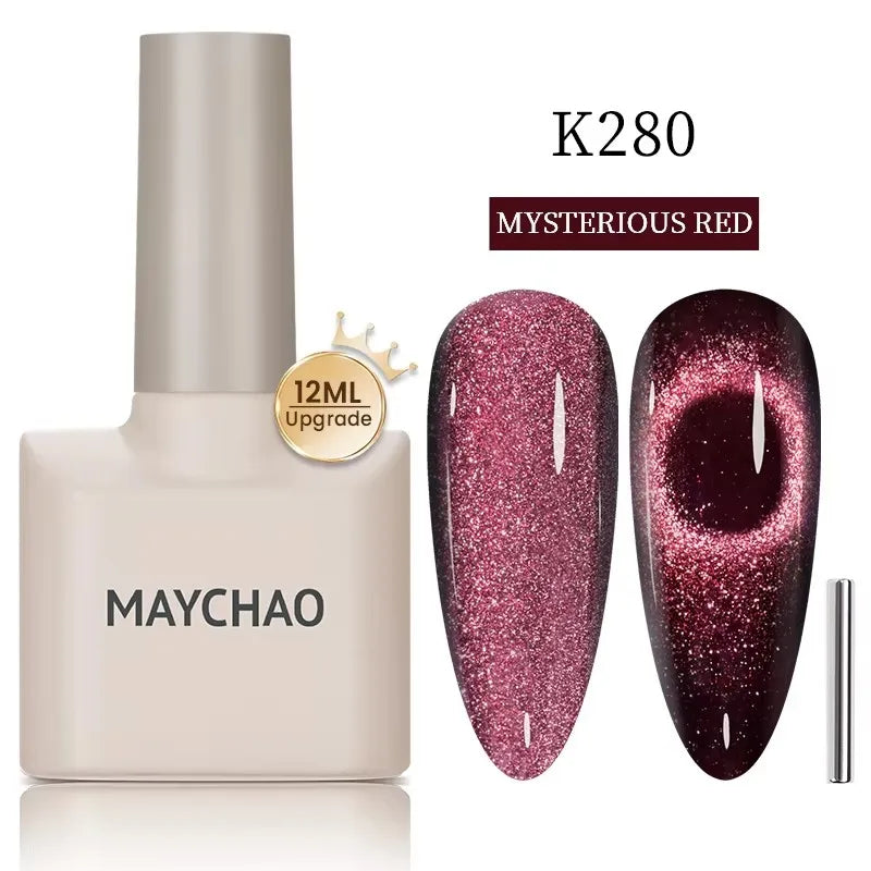 MAYCHAO Galaxy Cat Eye Magnetic Gel Polish