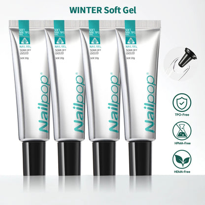 Nailpop Soft Nail Tips Gel