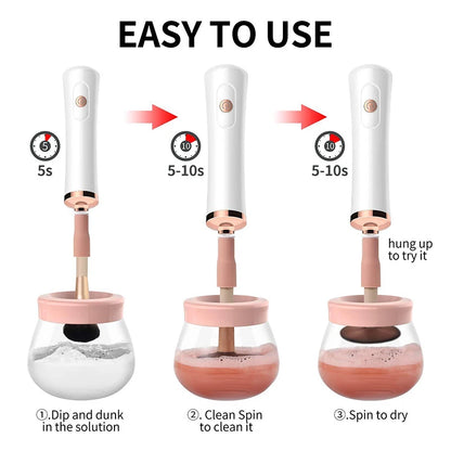 Rapid Drying Makeup Brush Washer & Scrubber Tool