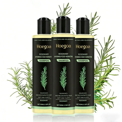 3pcs Rosemary Keratin Shampoo Set