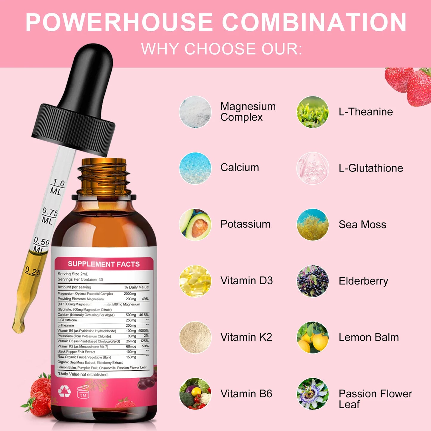 Magnesium Glycinate Liquid 500mg