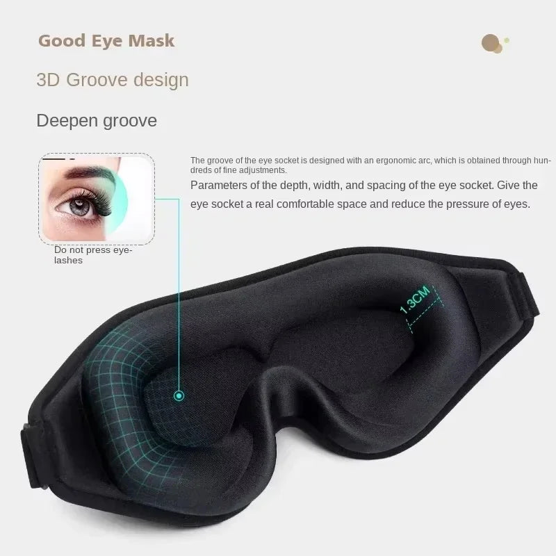 3D Contoured Sleep Eye Mask