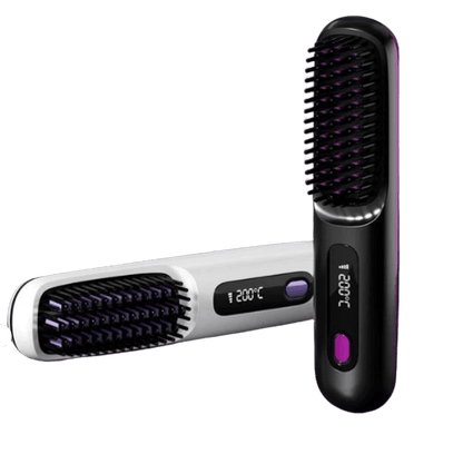 2 In 1 Hair Straightener & Curler Comb