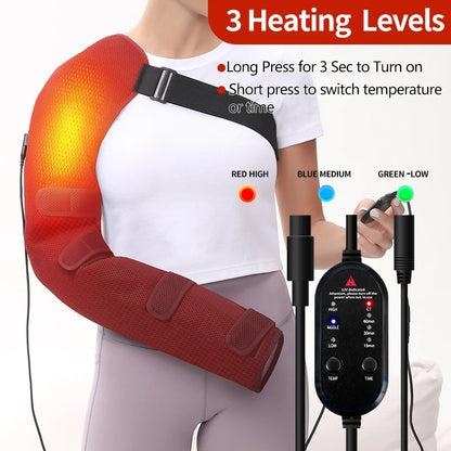 Heated Shoulder Support with Vibration