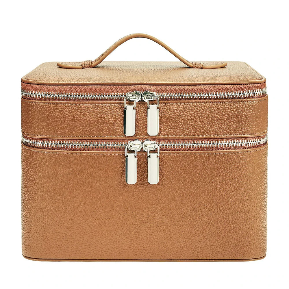 Double-Layer Makeup Organizer Bag