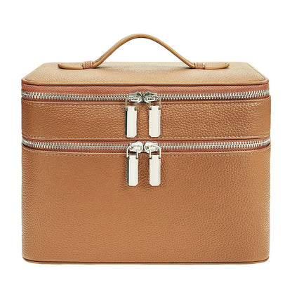 Double-Layer Makeup Organizer Bag