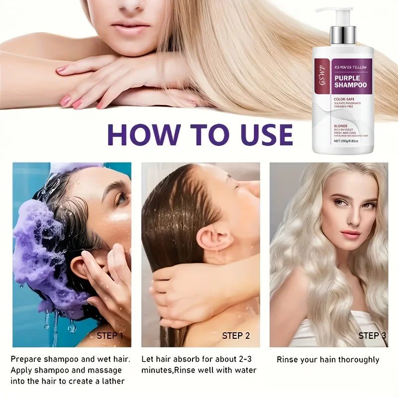 Purple Shampoo for Blonde & Dyed Hair – 250g