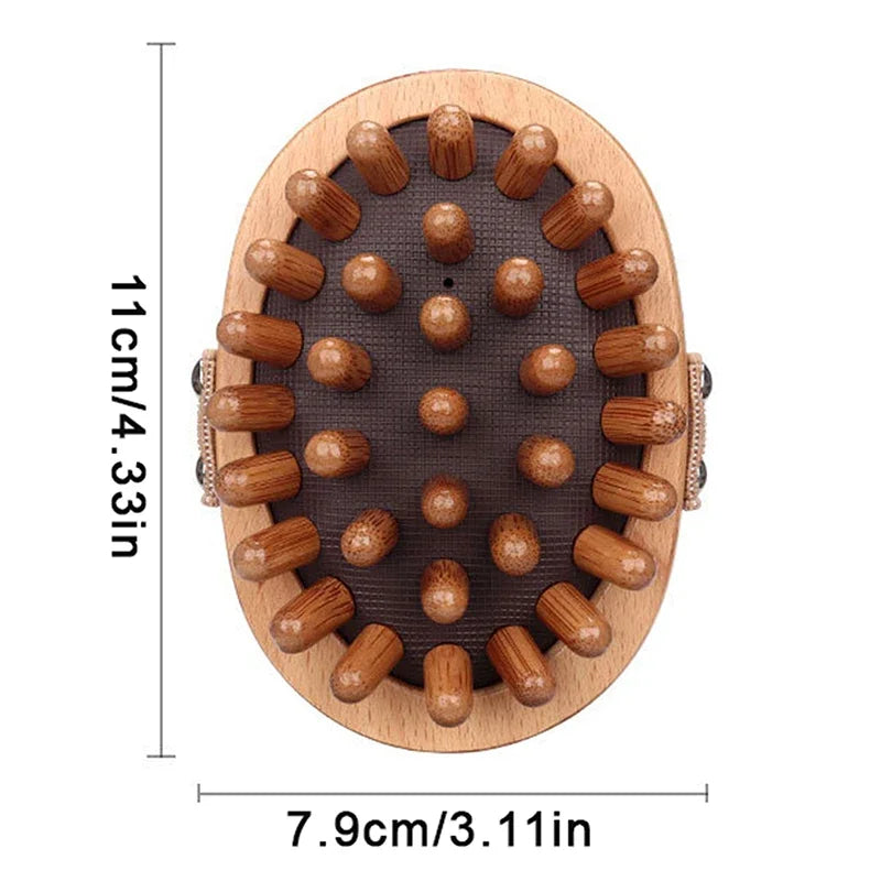 Wooden Body Massage Brush