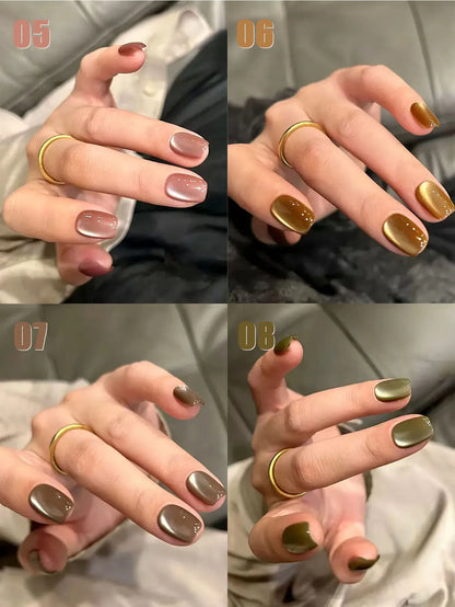 MIANEL 12ml Green Cat Eye Magnetic Gel Polish