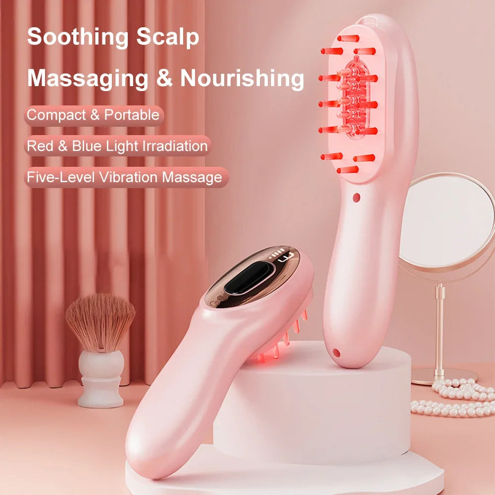 Electric Light Massage Scalp Comb