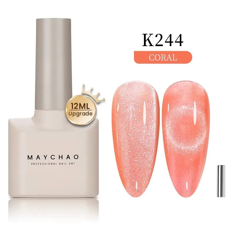 MAYCHAO Galaxy Cat Eye Magnetic Gel Polish