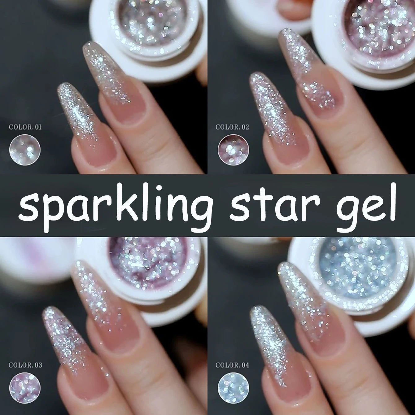 Fairy Glitter Gel Nail Polish Set