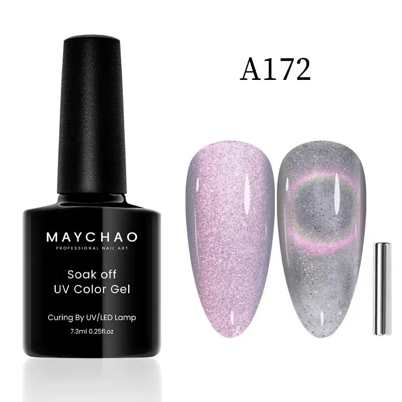 MAYCHAO Galaxy Cat Eye Magnetic Gel Polish