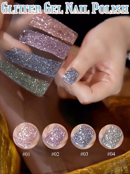 WS Black Glass Cat Eye Magnetic Gel Polish