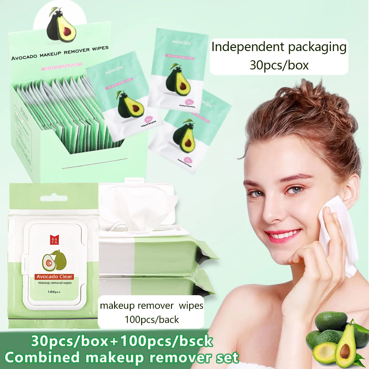 Facial Makeup Remover Wipes