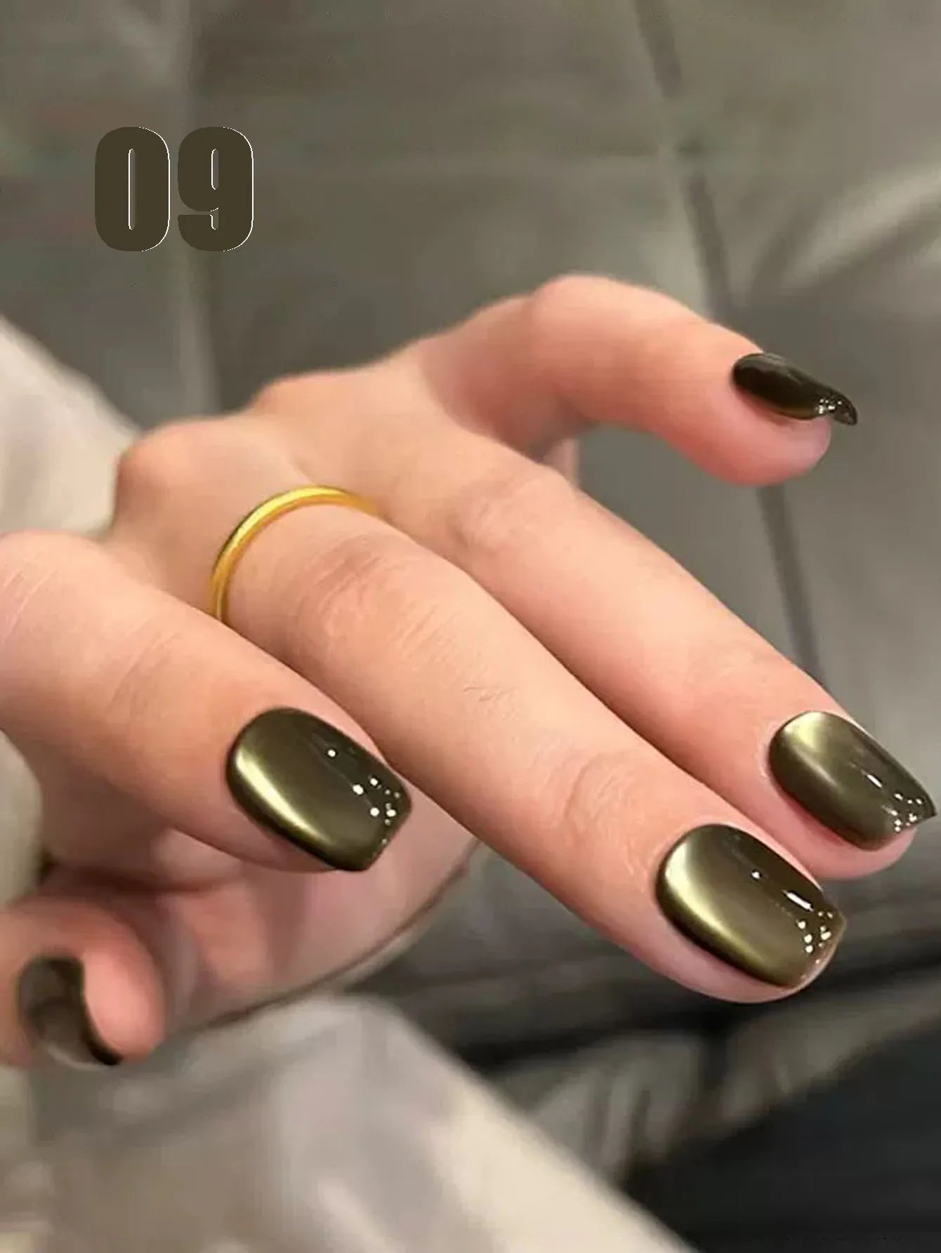 MIANEL 12ml Green Cat Eye Magnetic Gel Polish