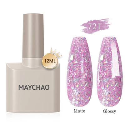 MAYCHAO 12ML UV LED Semi-Permanent Gel Polish