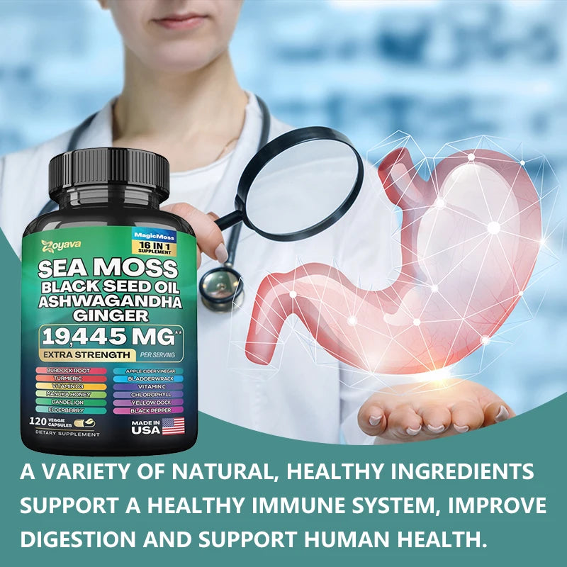 Sea Moss & Black Seed Capsules