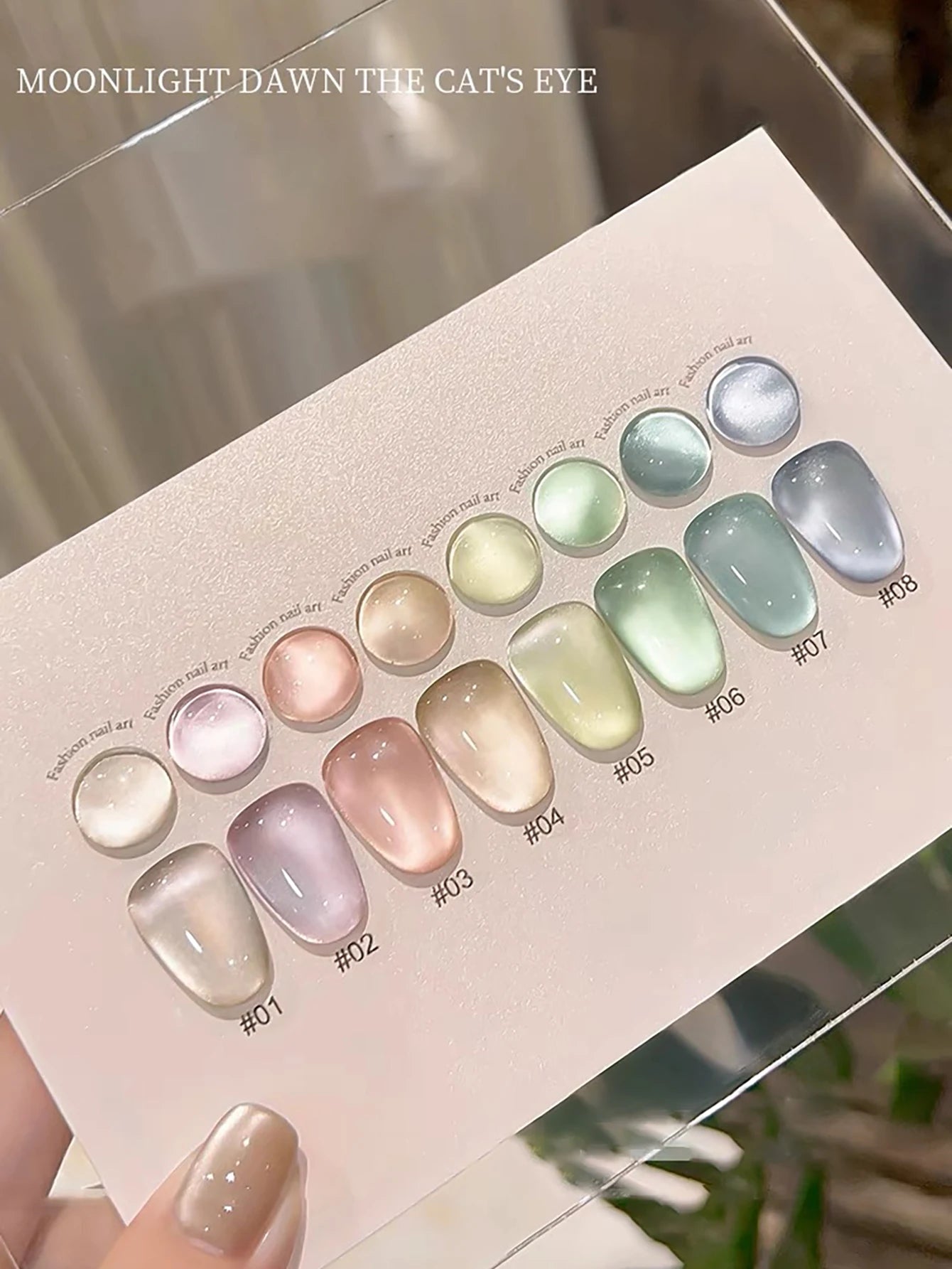 WS Black Glass Cat Eye Magnetic Gel Polish