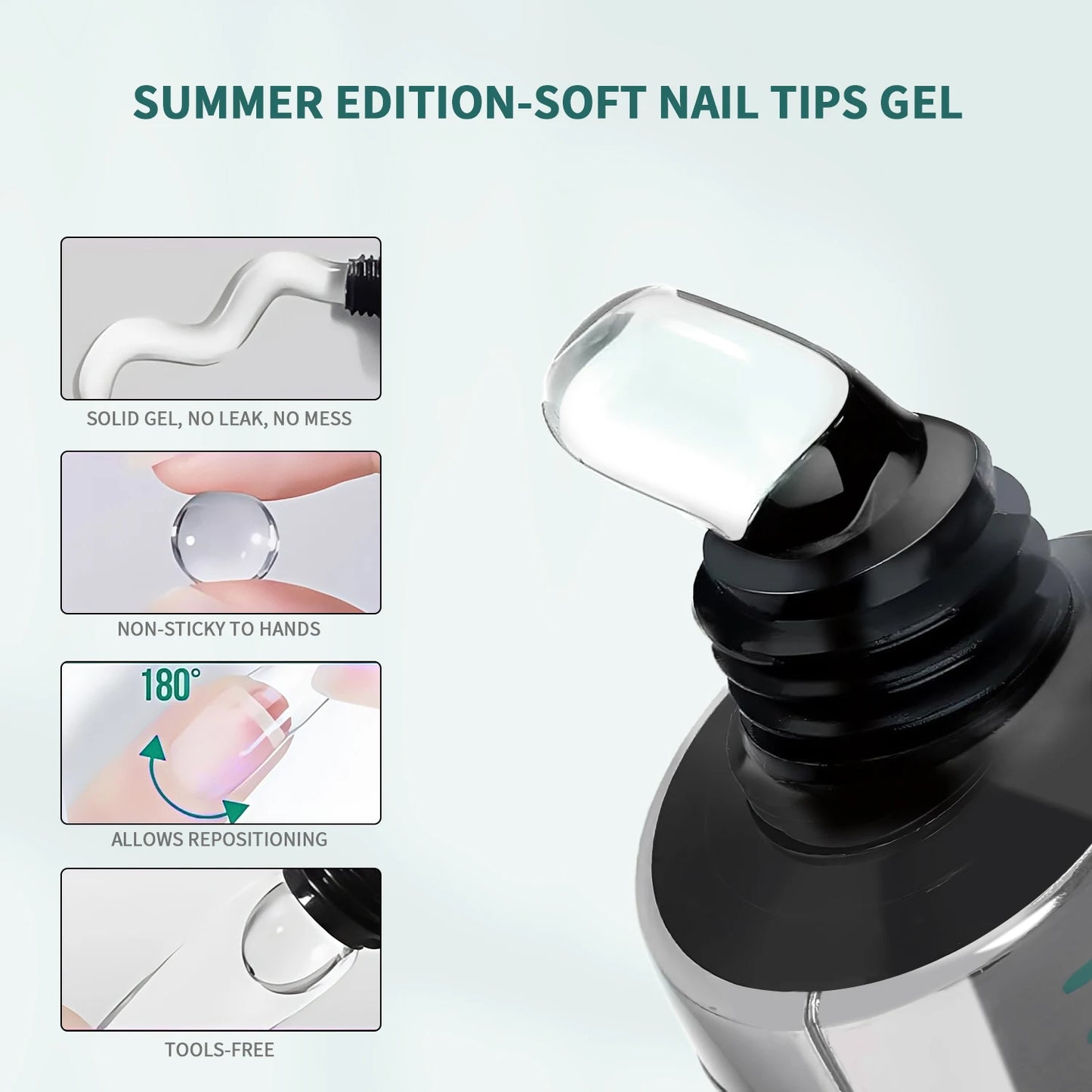 Nailpop Soft Nail Tips Gel