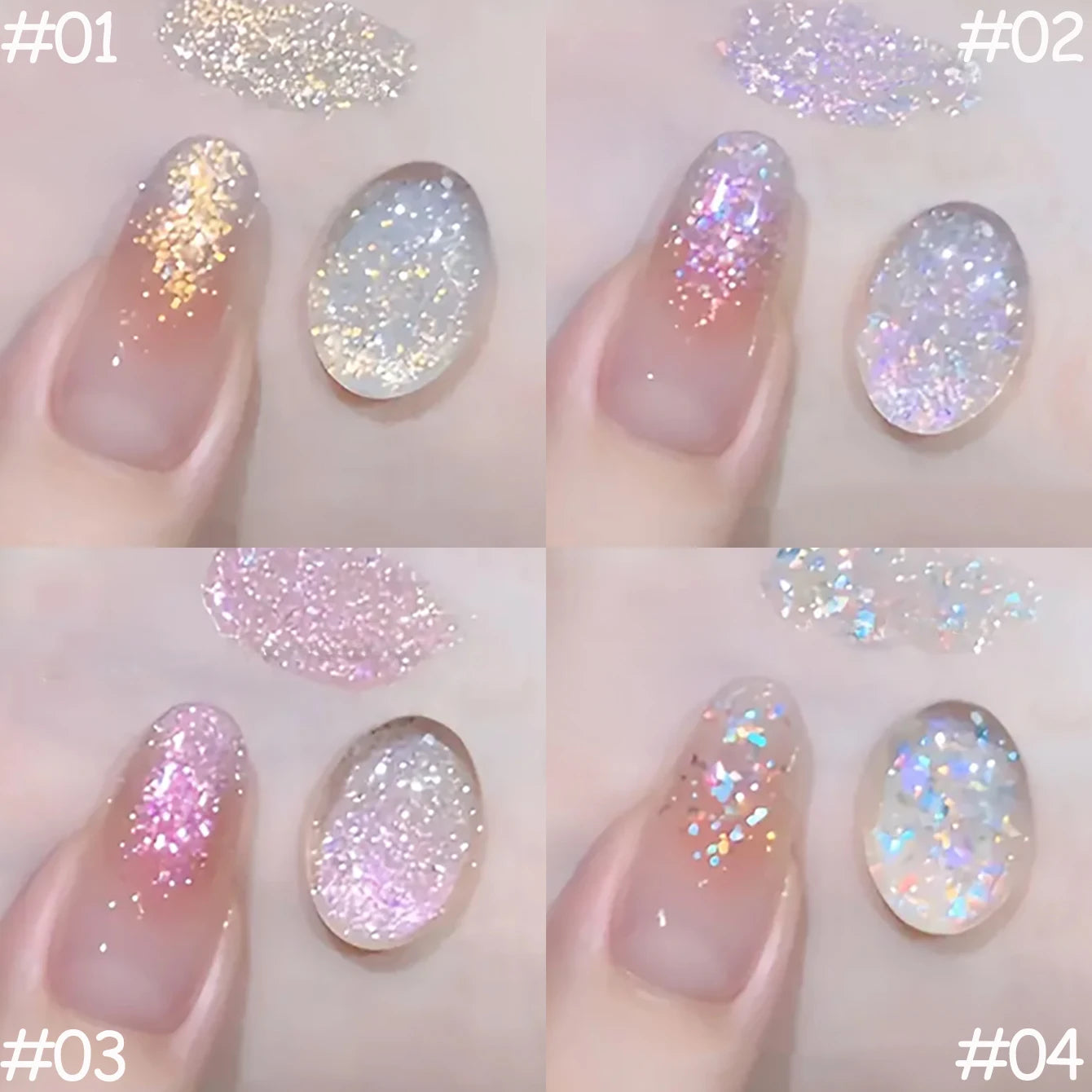 Fairy Glitter Gel Nail Polish Set