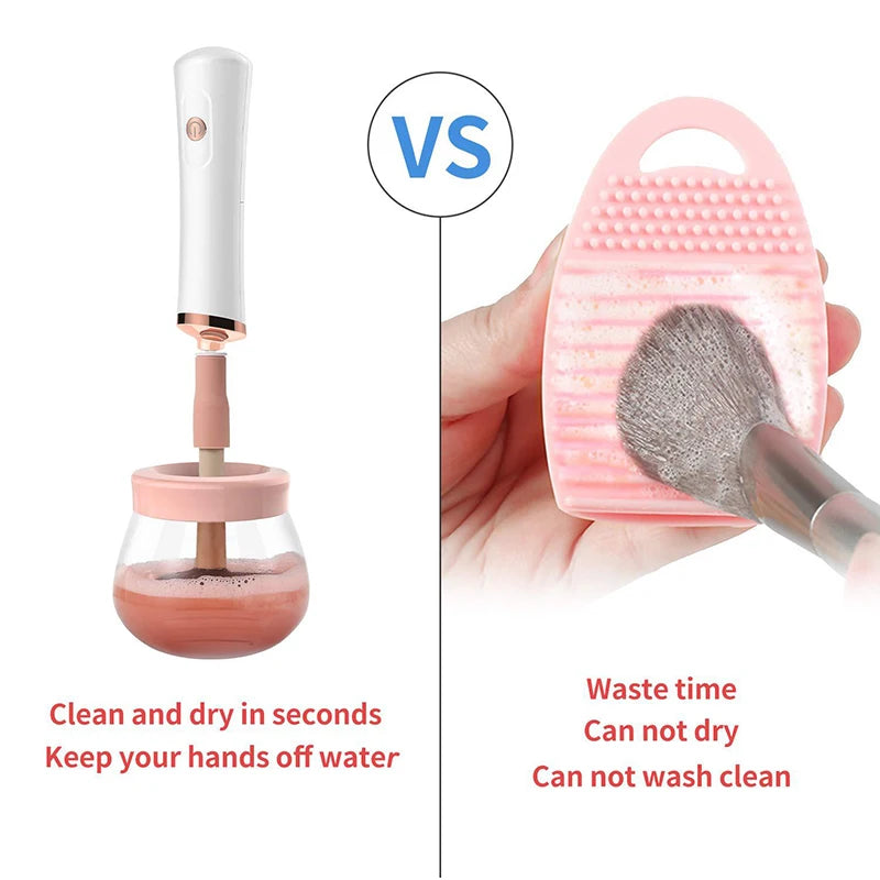 Rapid Drying Makeup Brush Washer & Scrubber Tool