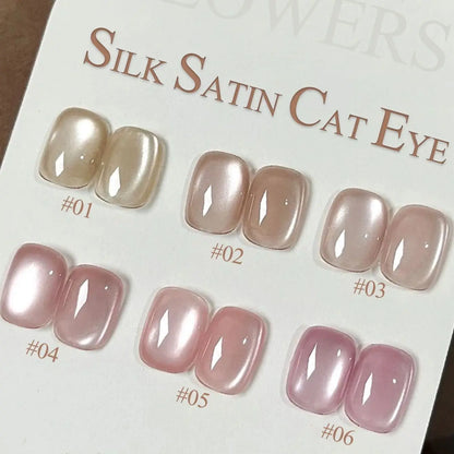 WS Black Glass Cat Eye Magnetic Gel Polish