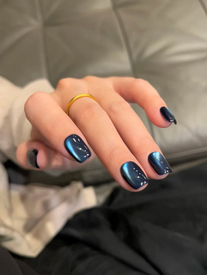 WS Black Glass Cat Eye Magnetic Gel Polish