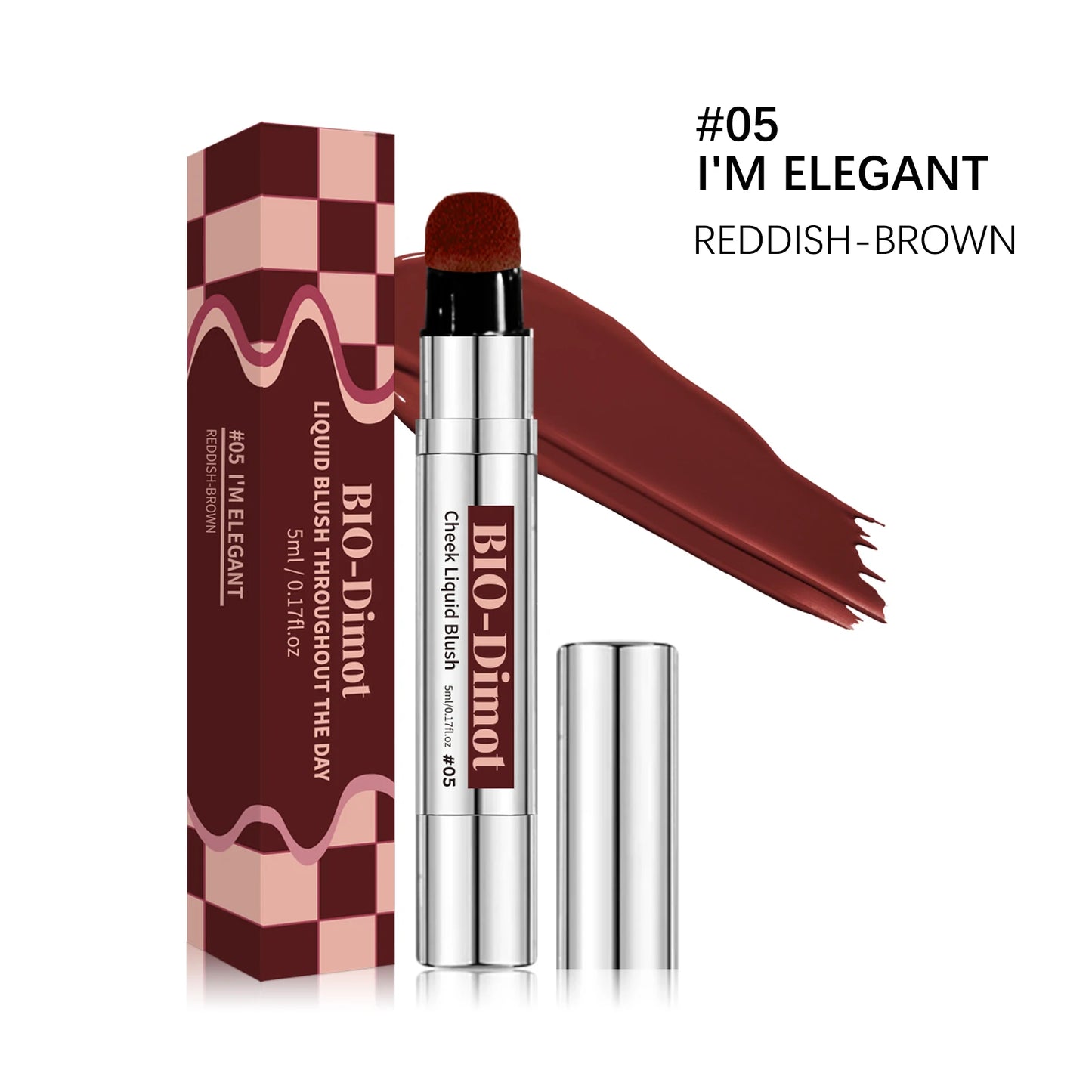 6-Color Matte Liquid Blush Stick – Lip & Cheek