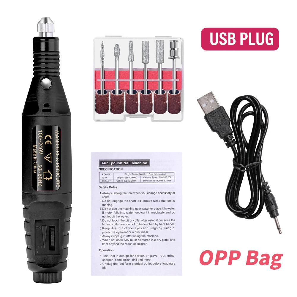 Portable Nail Polishing Machine