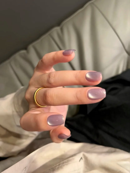 WS Black Glass Cat Eye Magnetic Gel Polish