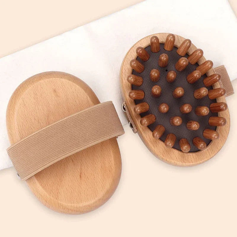 Wooden Body Massage Brush