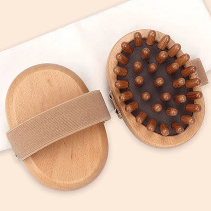 Wooden Body Massage Brush