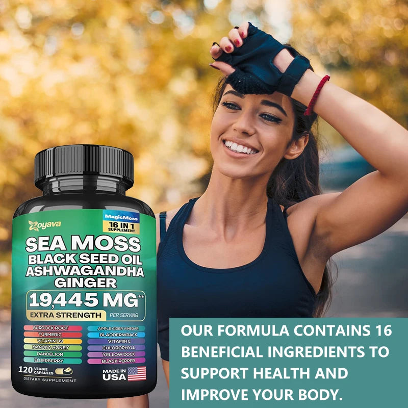 Sea Moss & Black Seed Capsules