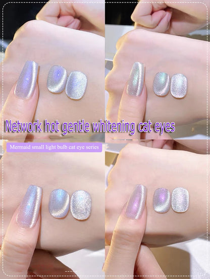 WS Black Glass Cat Eye Magnetic Gel Polish