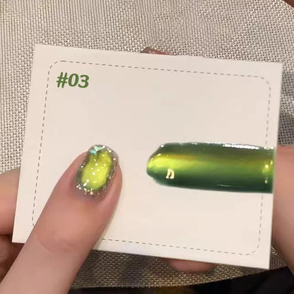 MIANEL 12ml Green Cat Eye Magnetic Gel Polish