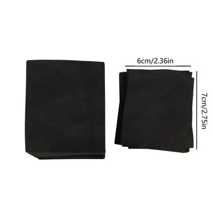 Black Bamboo Charcoal Facial Cleaning Cotton Pads